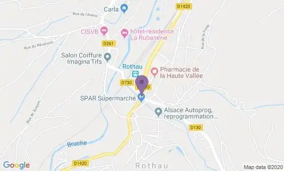 Localisation Rothau Bp - 67570