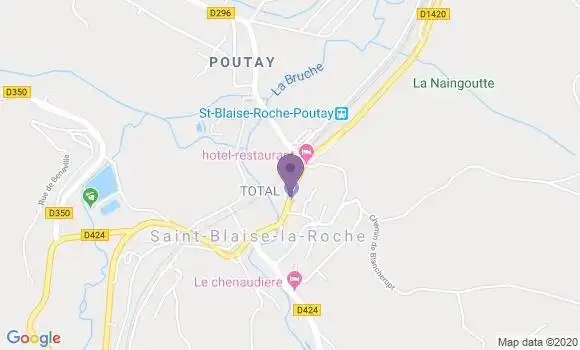 Localisation Saint Blaise la Roche Bp - 67420