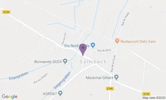 Localisation Salmbach Ap - 67160