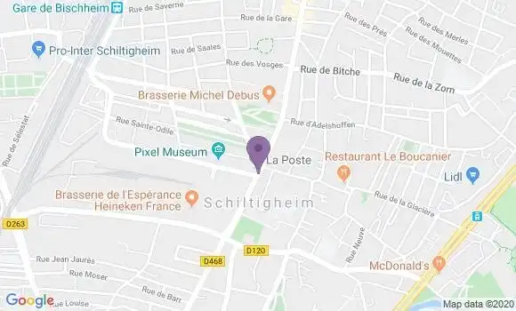 Localisation Schiltigheim les Brasseurs - 67300
