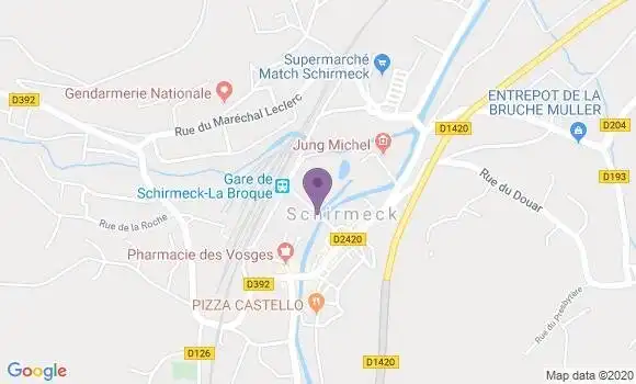 Localisation Schirmeck - 67130