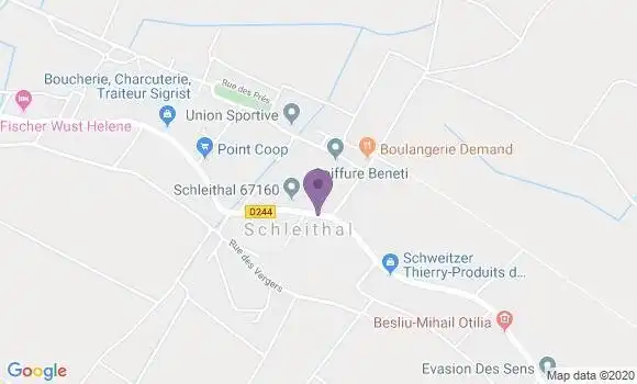 Localisation Schleithal Bp - 67160