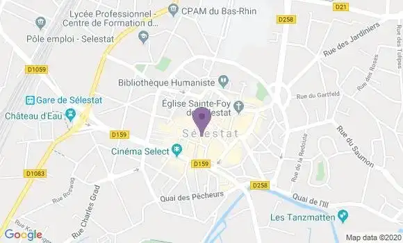 Localisation Selestat - 67600