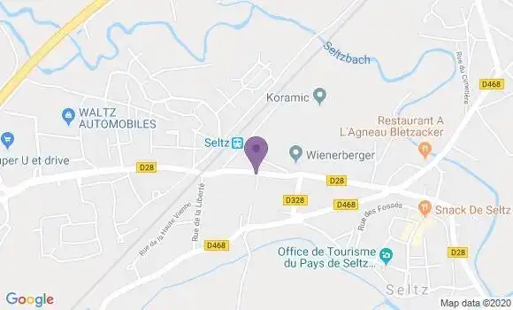 Localisation Seltz Bp - 67470