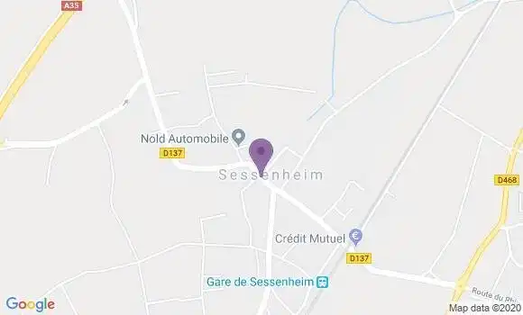 Localisation Sessenheim Bp - 67770