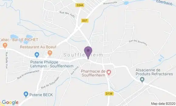 Localisation Soufflenheim Bp - 67620