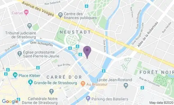 Localisation Strasbourg Marseillaise - 67000