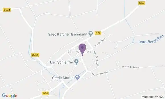 Localisation Uhrwiller Bp - 67350