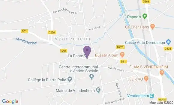 Localisation Vendenheim Bp - 67550