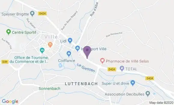 Localisation Ville Bp - 67220