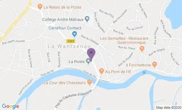 Localisation La Wantzenau Bp - 67610