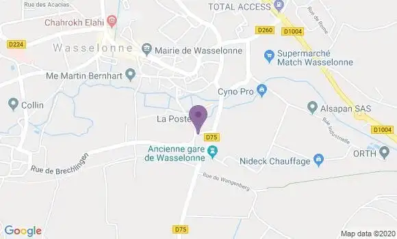 Localisation Wasselonne - 67310