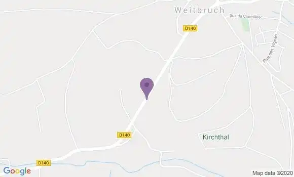 Localisation Weitbruch Bp - 67500