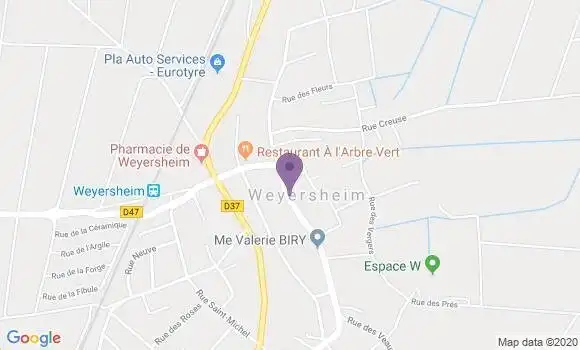 Localisation Weyersheim Bp - 67720