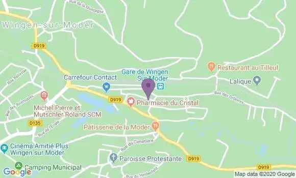 Localisation Wingen sur Moder Bp - 67290