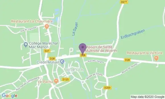 Localisation Woerth Bp - 67360