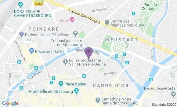 Localisation Strasbourg Fonderie - 67000