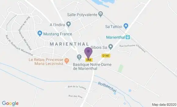 Localisation Marienthal Bp - 67500