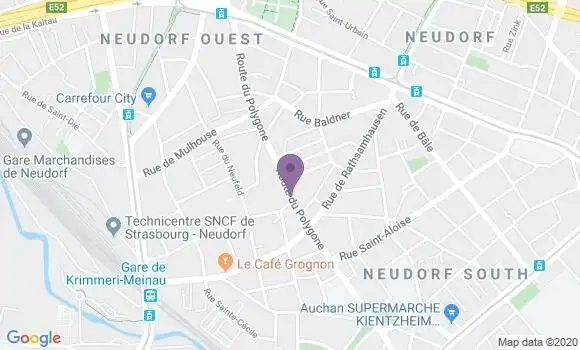Localisation Strasbourg Neudorf - 67027