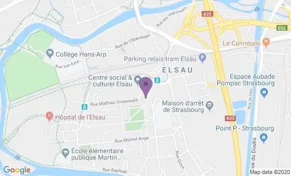 Localisation Strasbourg Elsau Bp - 67200