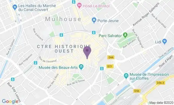 Localisation Mulhouse Reunion Bp - 68100