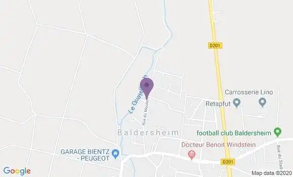 Localisation Baldersheim Bp - 68390