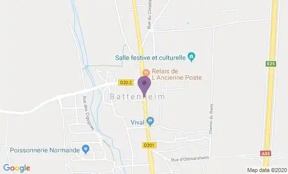 Localisation Battenheim Ap - 68390