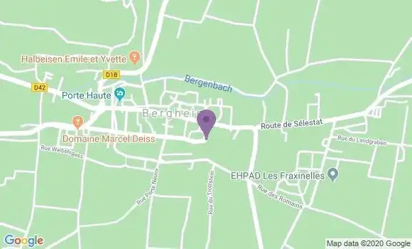 Localisation Bergheim Bp - 68750