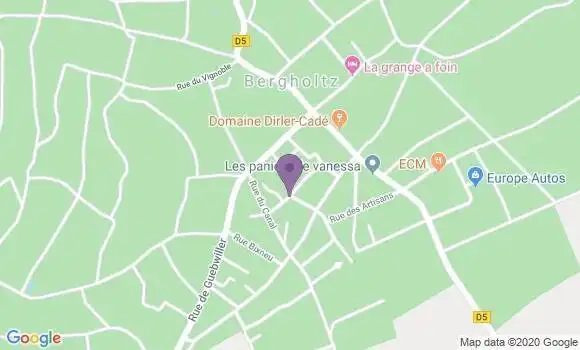 Localisation Bergholtz Ap - 68500