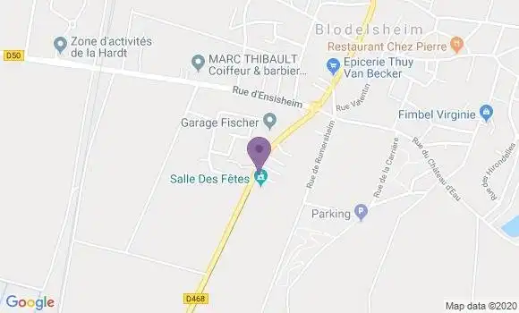 Localisation Blodelsheim Bp - 68740