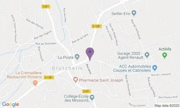 Localisation Blotzheim Bp - 68730