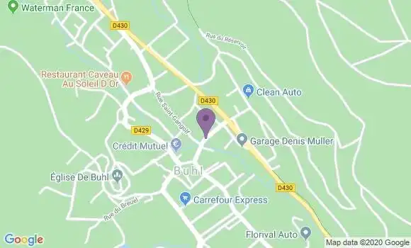 Localisation Buhl Bp - 68530