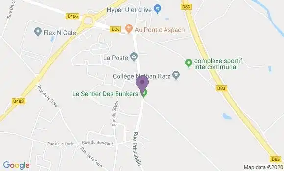 Localisation Burnhaupt le Haut Bp - 68520