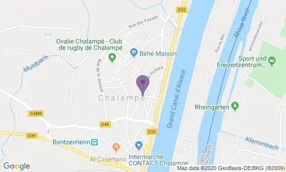 Localisation Chalampe Ap - 68490