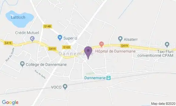 Localisation Dannemarie Bp - 68210