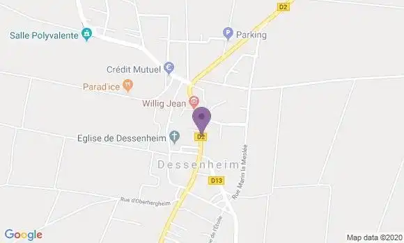 Localisation Dessenheim Ap - 68600