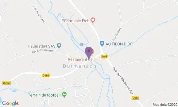 Localisation Durmenach Bp - 68480