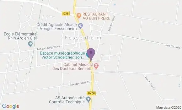 Localisation Fessenheim Bp - 68740