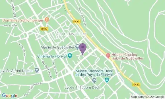 Localisation Guebwiller - 68500