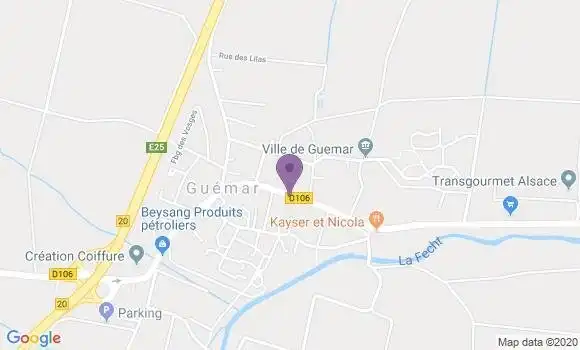 Localisation Guemar Bp - 68970