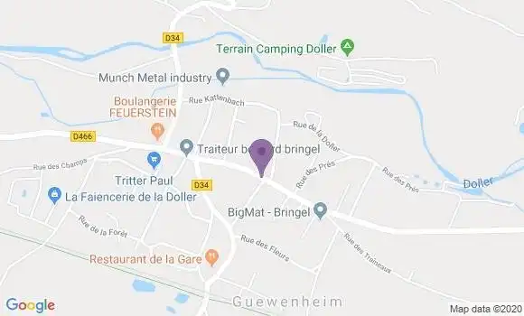 Localisation Guewenheim Bp - 68116
