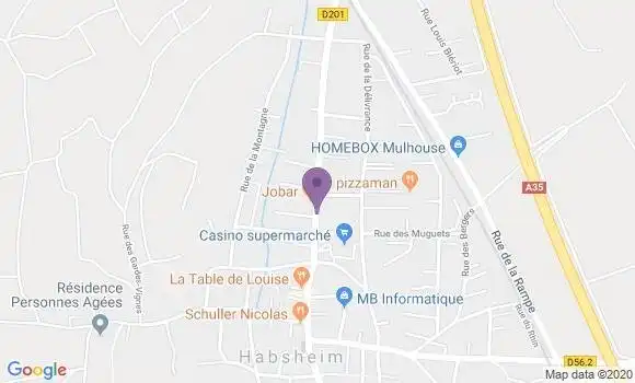 Localisation Habsheim Bp - 68440
