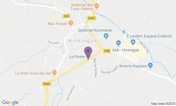Localisation Hirsingue Bp - 68560