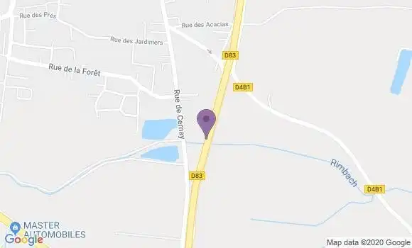 Localisation Issenheim Bp - 68500