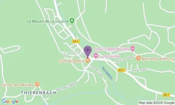 Localisation Jungholtz Ap - 68500