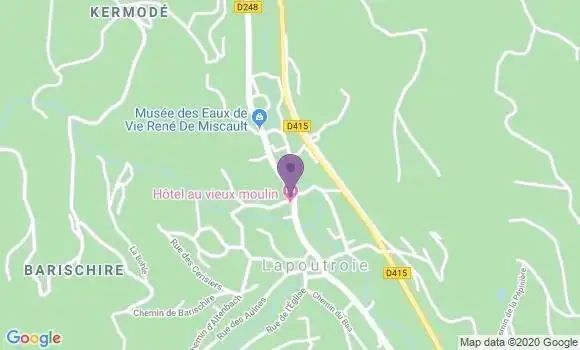Localisation Lapoutroie Bp - 68650