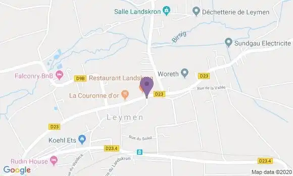 Localisation Leymen Ap - 68220