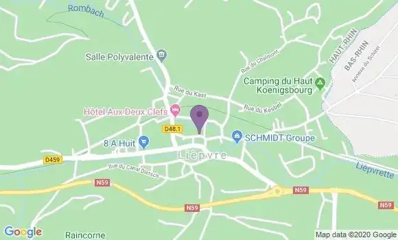 Localisation Liepvre Bp - 68660