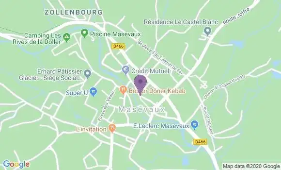 Localisation Masevaux - 68290