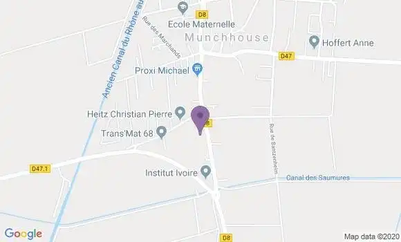Localisation Munchhouse Ap - 68740